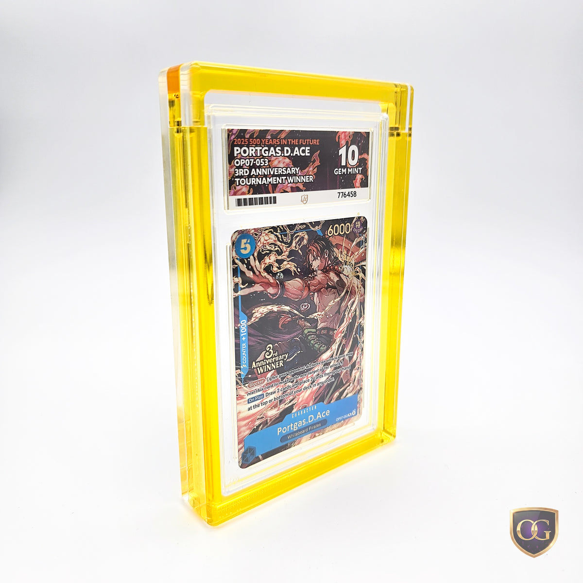 Ace 24mm Graded Card Acrylic Case Slab Display Protector Pokemon One Piece