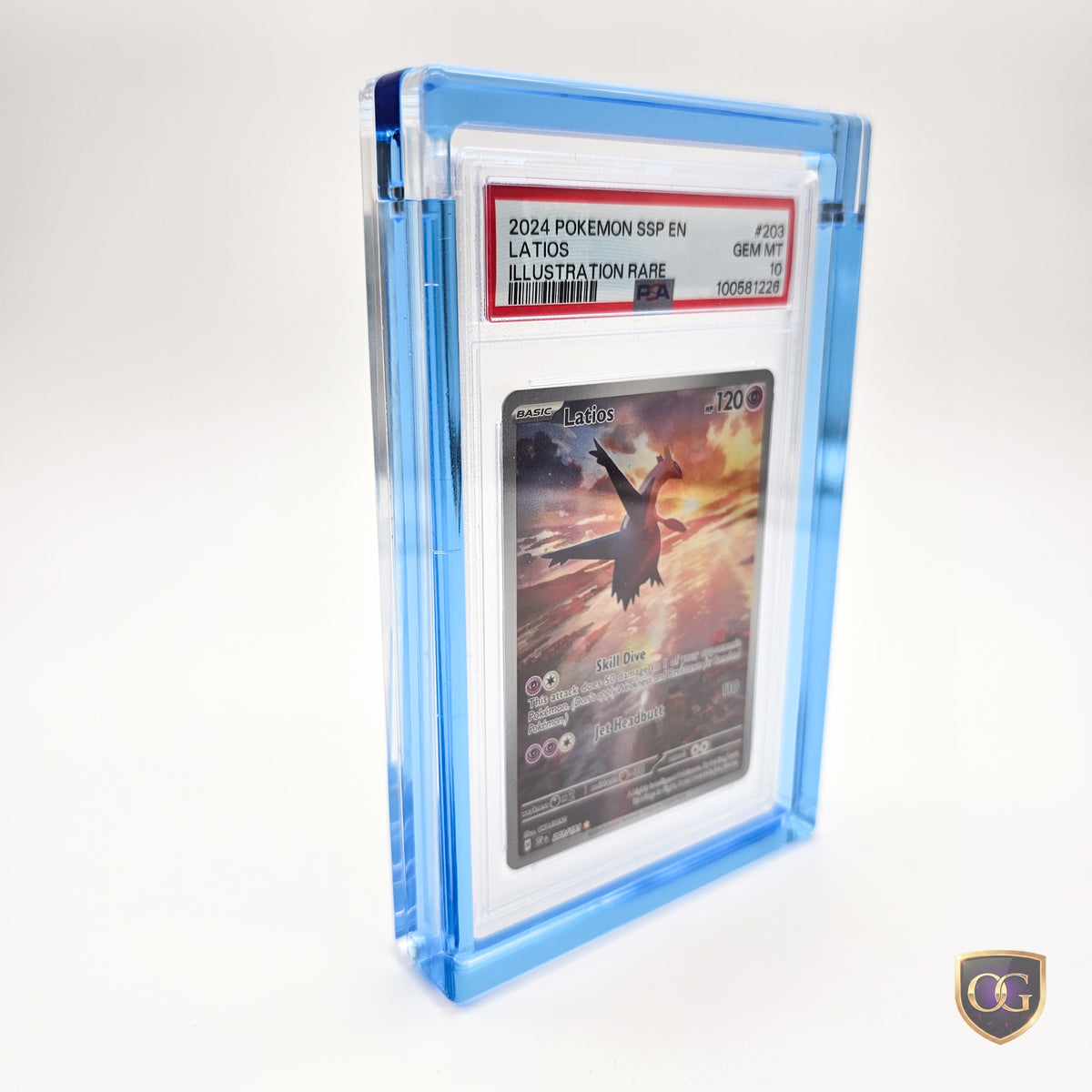 PSA 24mm Graded Card Acrylic Case Slab Display Protector Pokemon One Piece