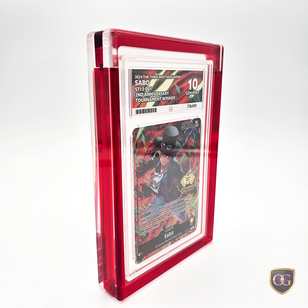 Ace 24mm Graded Card Acrylic Case Slab Display Protector Pokemon One Piece