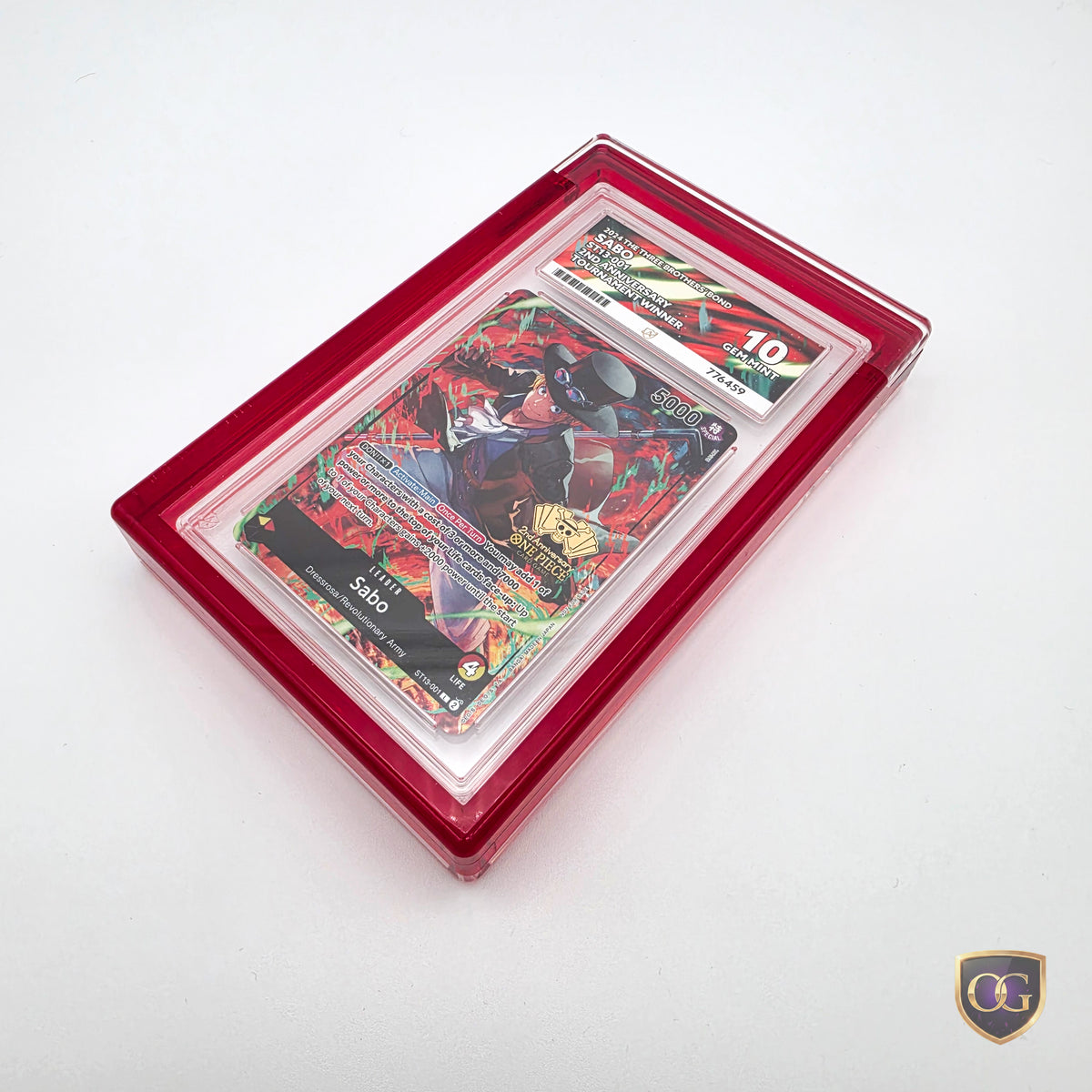 Ace 24mm Graded Card Acrylic Case Slab Display Protector Pokemon One Piece