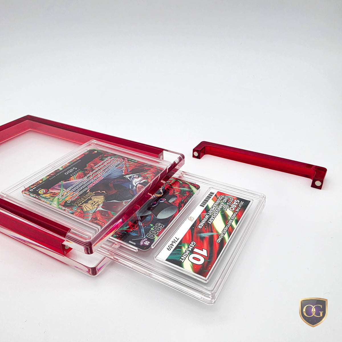 Ace 24mm Graded Card Acrylic Case Slab Display Protector Pokemon One Piece