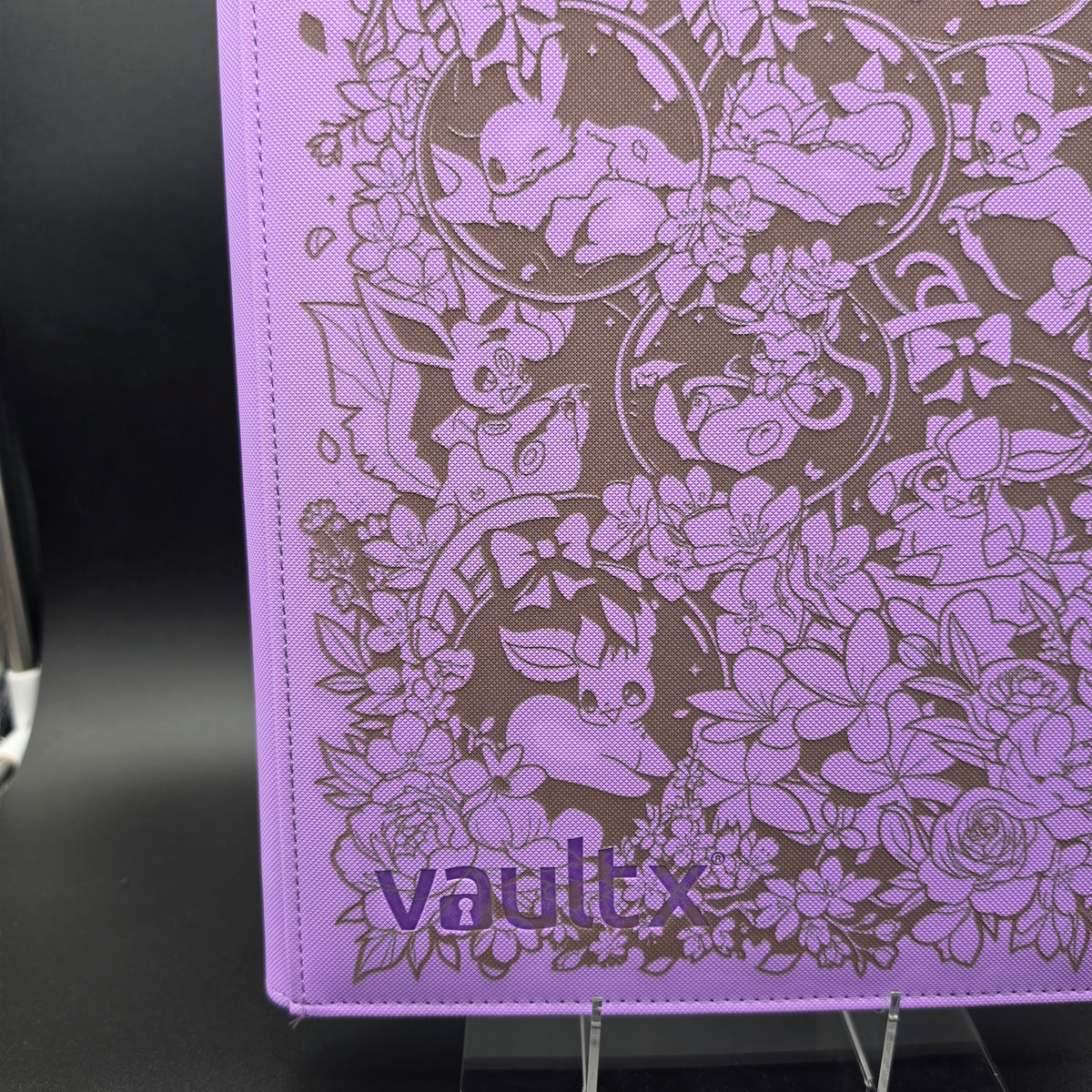 Eevee Custom Engraved Pokemon Binder | Umbreon Sylveon Eeveelution | Personalized Pokemon Trading Card Binder | TCG Collection Album
