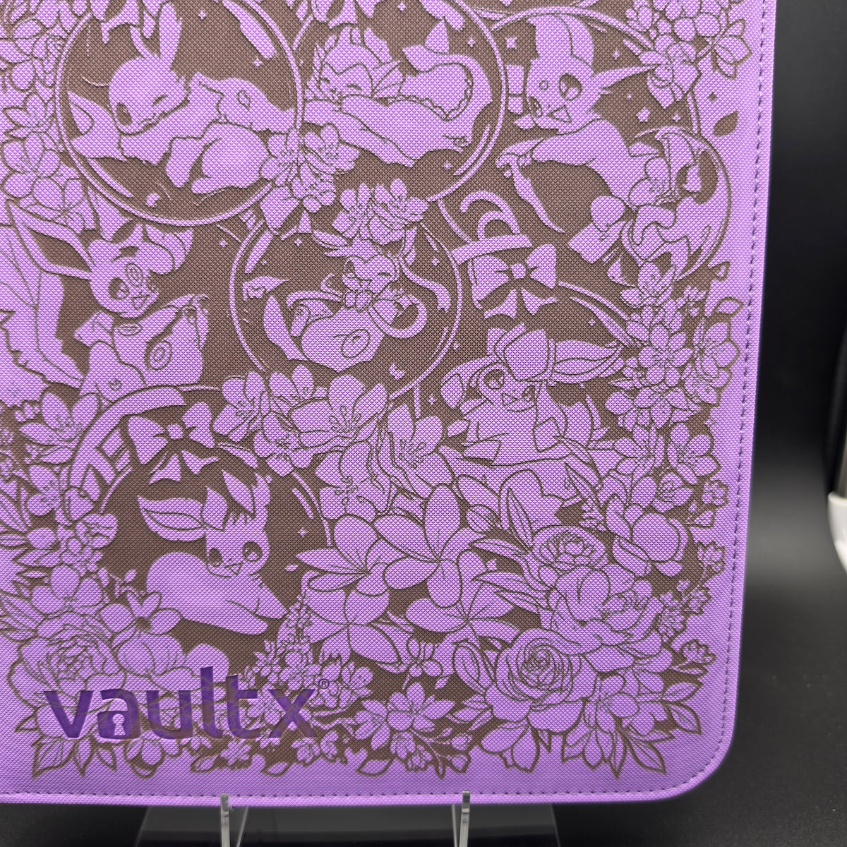 Eevee Custom Engraved Pokemon Binder | Umbreon Sylveon Eeveelution | Personalized Pokemon Trading Card Binder | TCG Collection Album