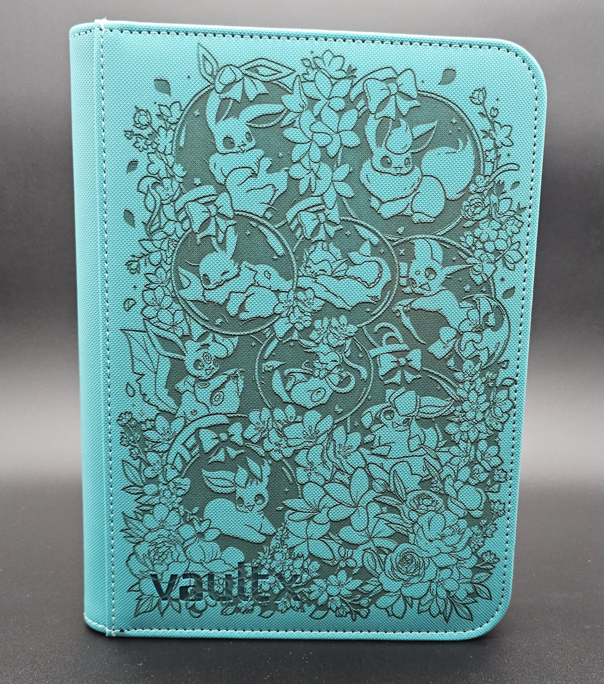 Eevee Custom Engraved Pokemon Binder | Umbreon Sylveon Eeveelution | Personalized Pokemon Trading Card Binder | TCG Collection Album