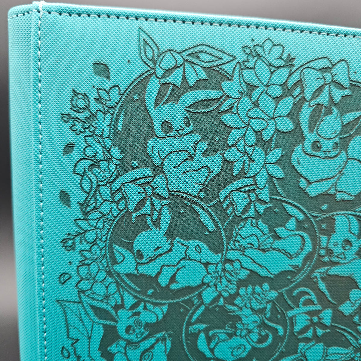 Eevee Custom Engraved Pokemon Binder | Umbreon Sylveon Eeveelution | Personalized Pokemon Trading Card Binder | TCG Collection Album
