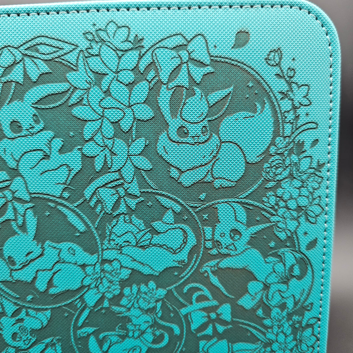 Eevee Custom Engraved Pokemon Binder | Umbreon Sylveon Eeveelution | Personalized Pokemon Trading Card Binder | TCG Collection Album