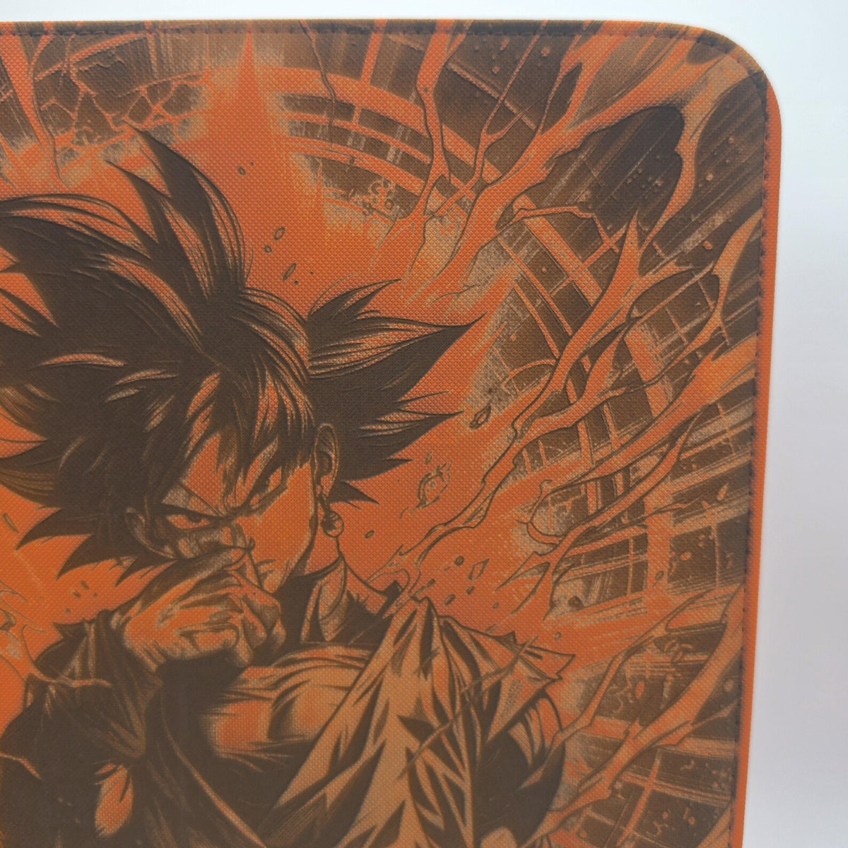 Goku Custom Engraved Dragon Ball Binder | Dragon Ball Super Vegeta Design Personalized Dragon Ball Trading Card Binder TCG Collection Album
