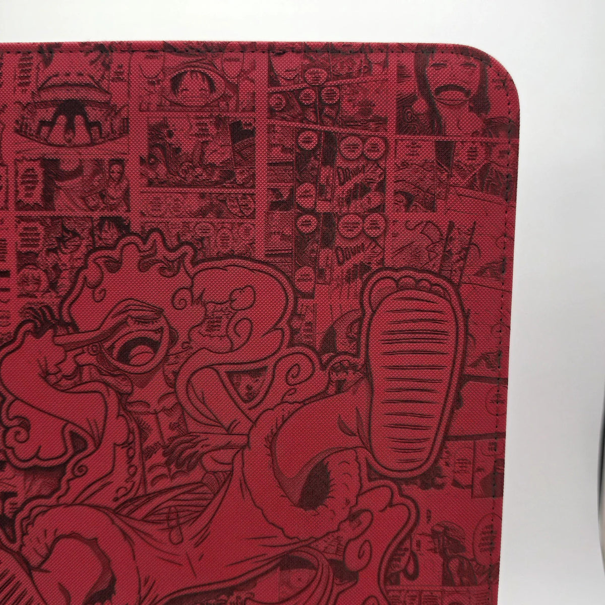 Luffy Gear 5 Custom Engraved One Piece Binder | Manga Zoro Design | Personalized One Piece TCG Trading Card Binder | Collection Album