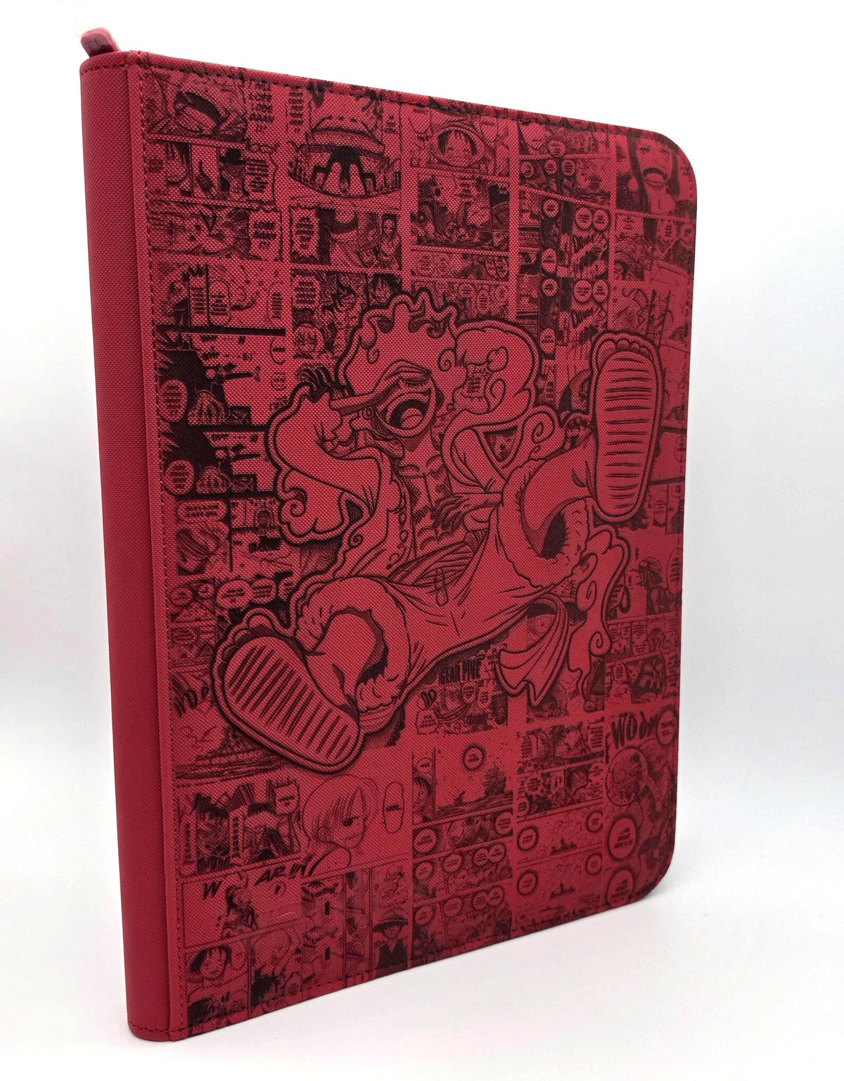Luffy Gear 5 Custom Engraved One Piece Binder | Manga Zoro Design | Personalized One Piece TCG Trading Card Binder | Collection Album