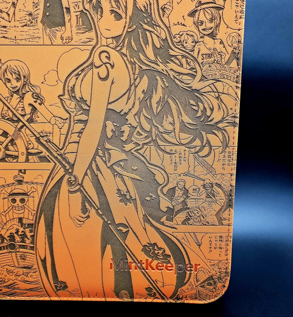 Nami Custom Engraved One Piece Binder | 9 Pocket Mintkeeper Binder | Luffy Zoro | One Piece TCG Trading Card Binder | Collection Album