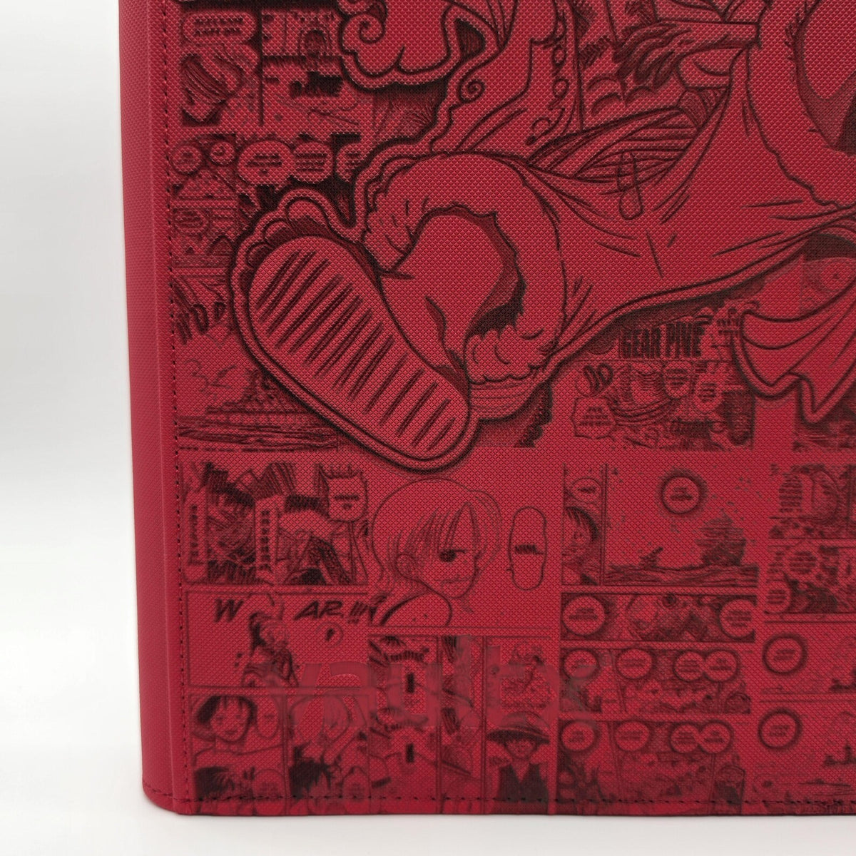 Luffy Gear 5 Custom Engraved One Piece Binder | Manga Zoro Design | Personalized One Piece TCG Trading Card Binder | Collection Album