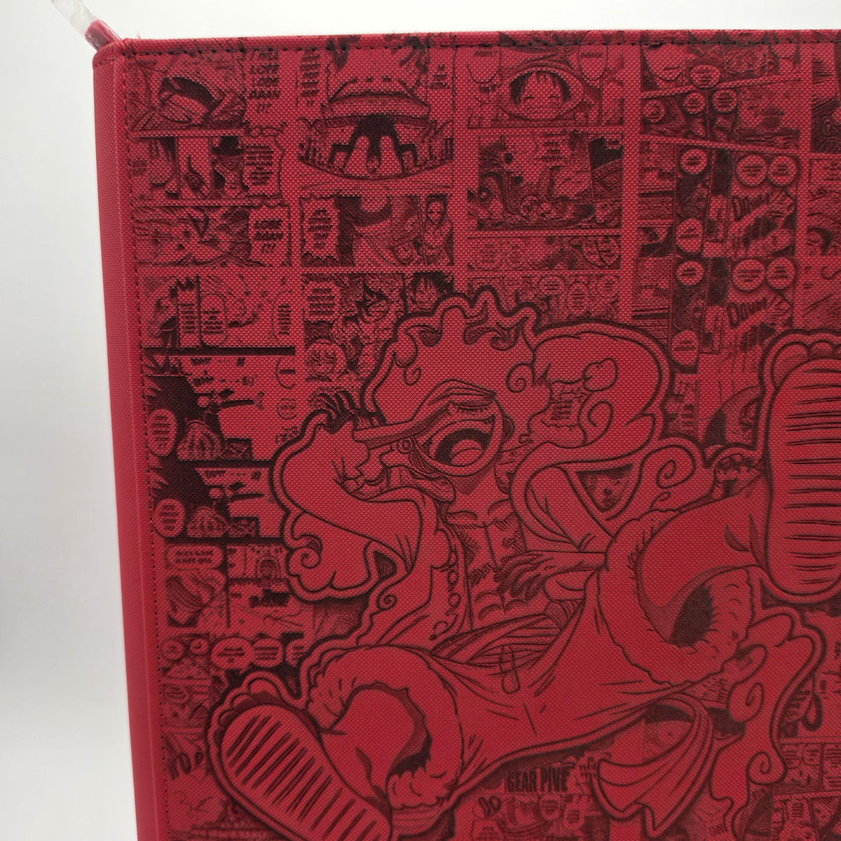Luffy Gear 5 Custom Engraved One Piece Binder | Manga Zoro Design | Personalized One Piece TCG Trading Card Binder | Collection Album