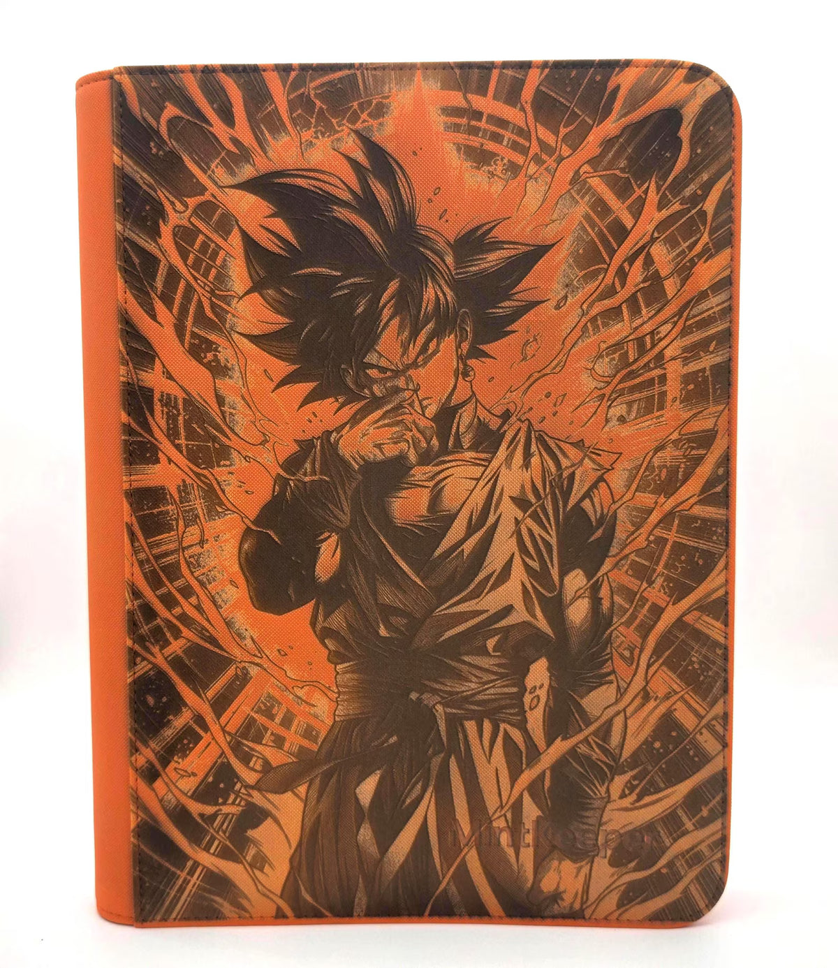 Goku Custom Engraved Dragon Ball Binder | Dragon Ball Super Vegeta Design Personalized Dragon Ball Trading Card Binder TCG Collection Album