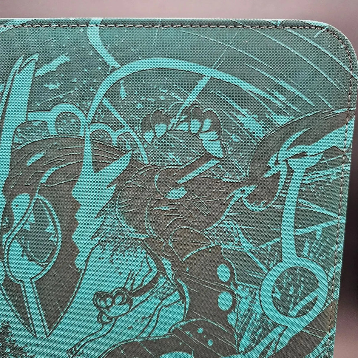 Mega Rayquaza Delta Reign Engraved Pokemon Binder | Pikachu Design | Pokemon Trading Card Binder | TCG Collection Album