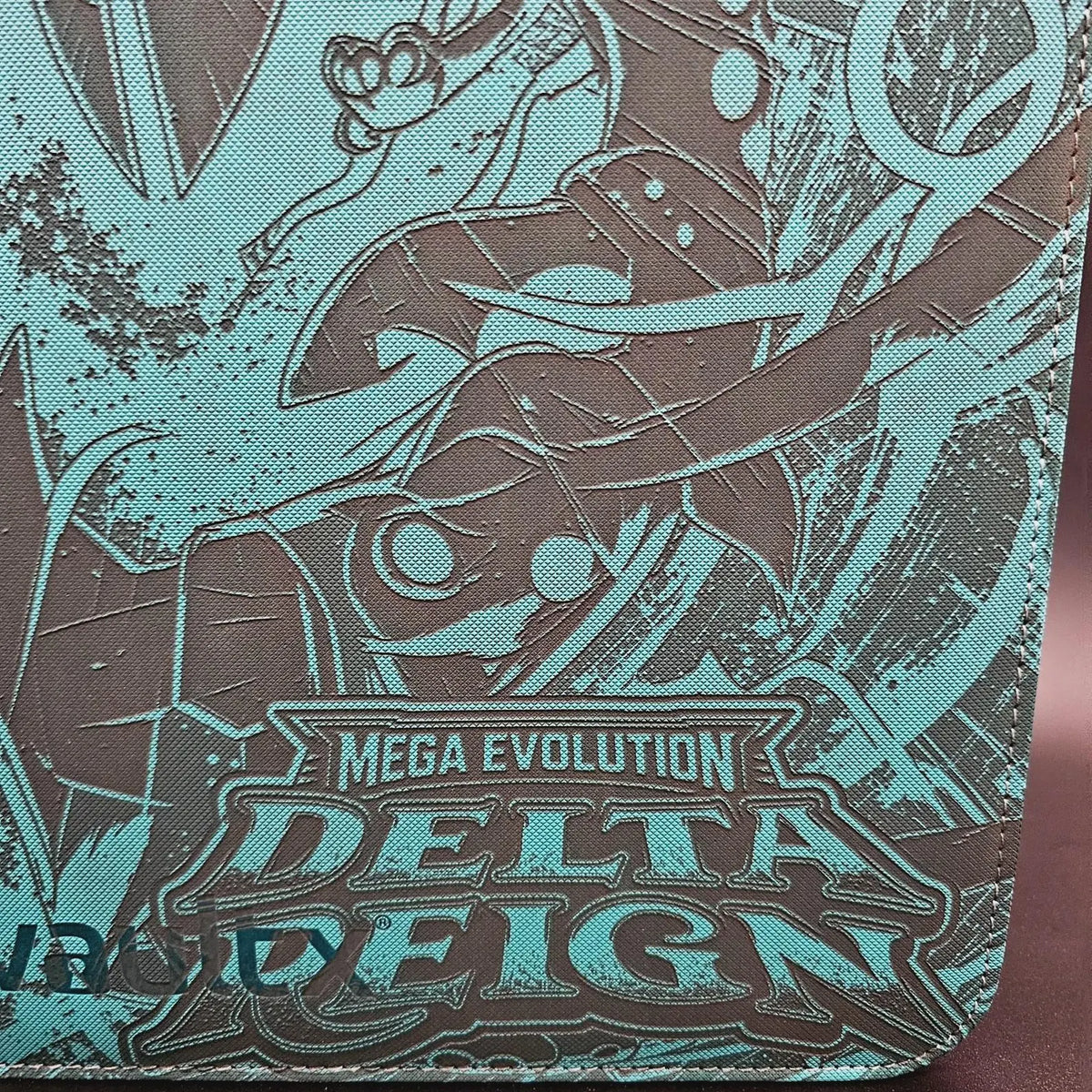 Mega Rayquaza Delta Reign Engraved Pokemon Binder | Pikachu Design | Pokemon Trading Card Binder | TCG Collection Album