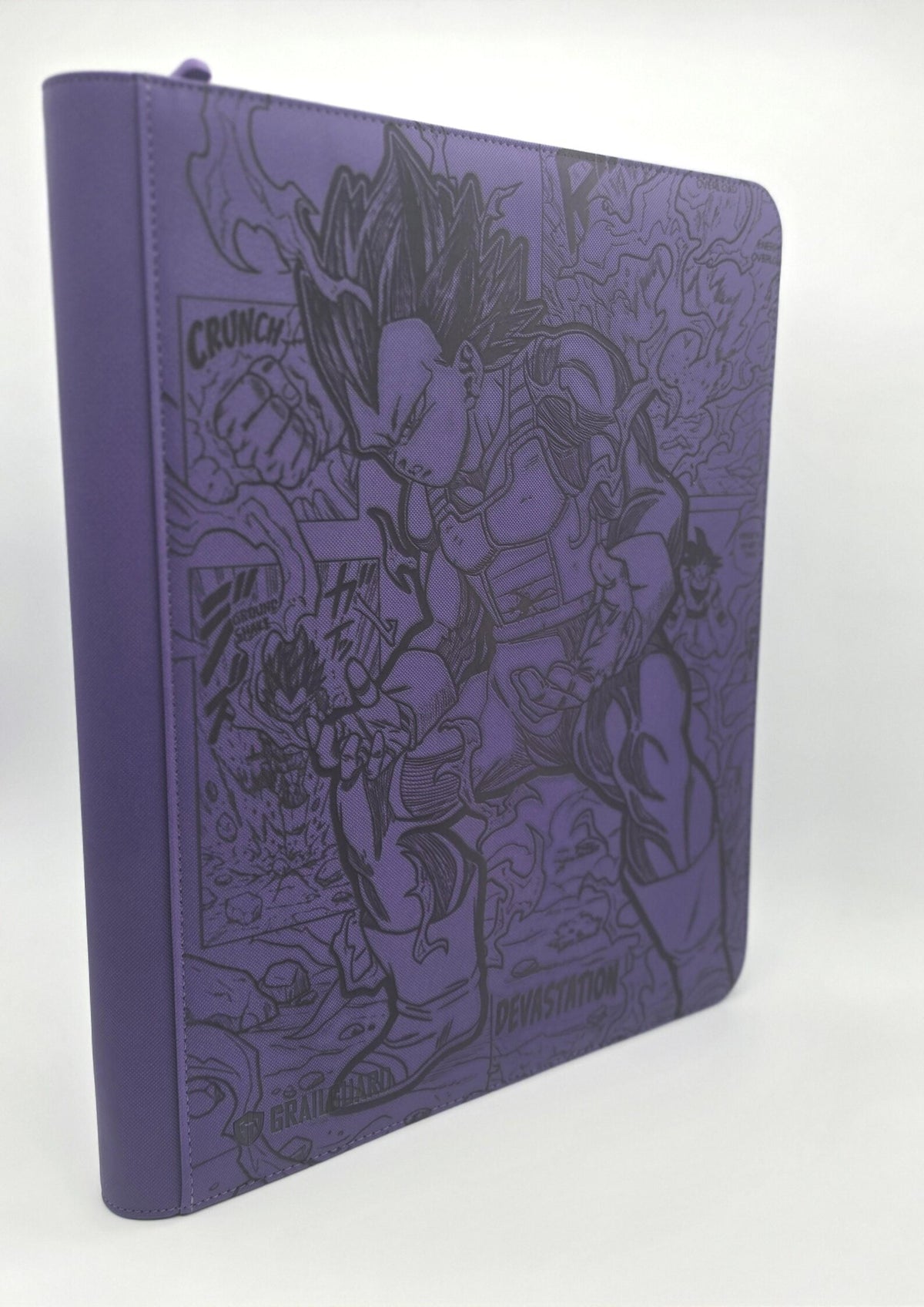 Ultra Ego Vegeta Custom Engraved Dragon Ball Binder | Goku Design | Personalized Dragon Ball Trading Card Binder | TCG Collection Album