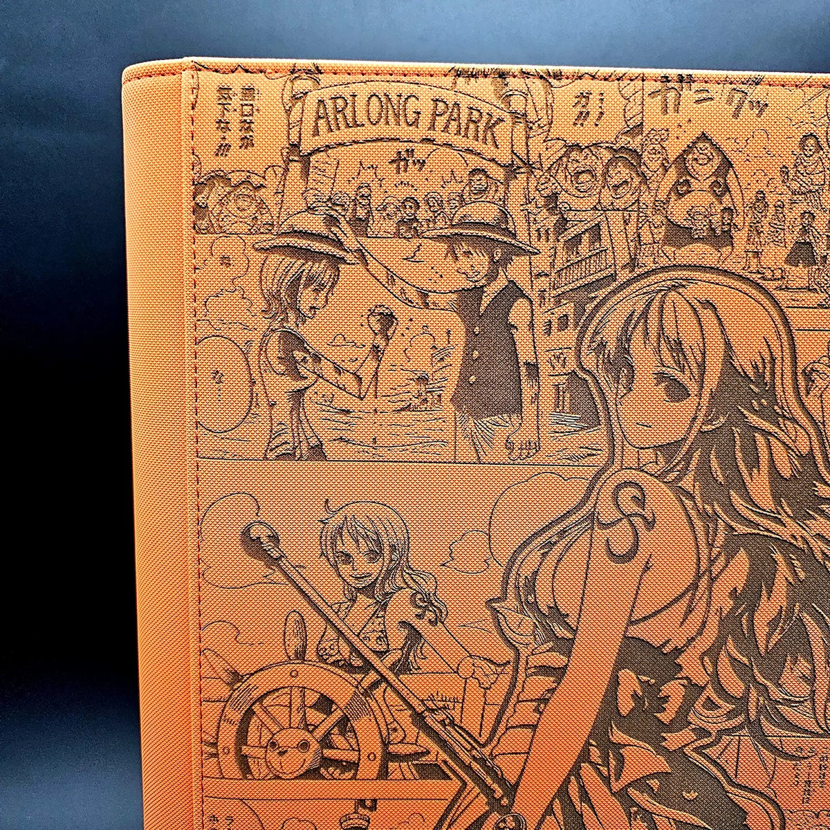 Nami Custom Engraved One Piece Binder | 9 Pocket Mintkeeper Binder | Luffy Zoro | One Piece TCG Trading Card Binder | Collection Album