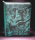 Mega Rayquaza Delta Reign Engraved Pokemon Binder | Pikachu Design | Pokemon Trading Card Binder | TCG Collection Album