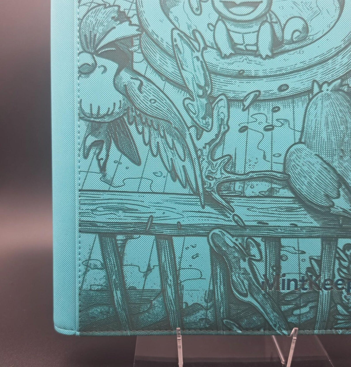 Squirtle Custom Engraved Pokemon Binder | Pikachu Pidgey | Personalized Pokemon Trading Card Binder | TCG Collection Album