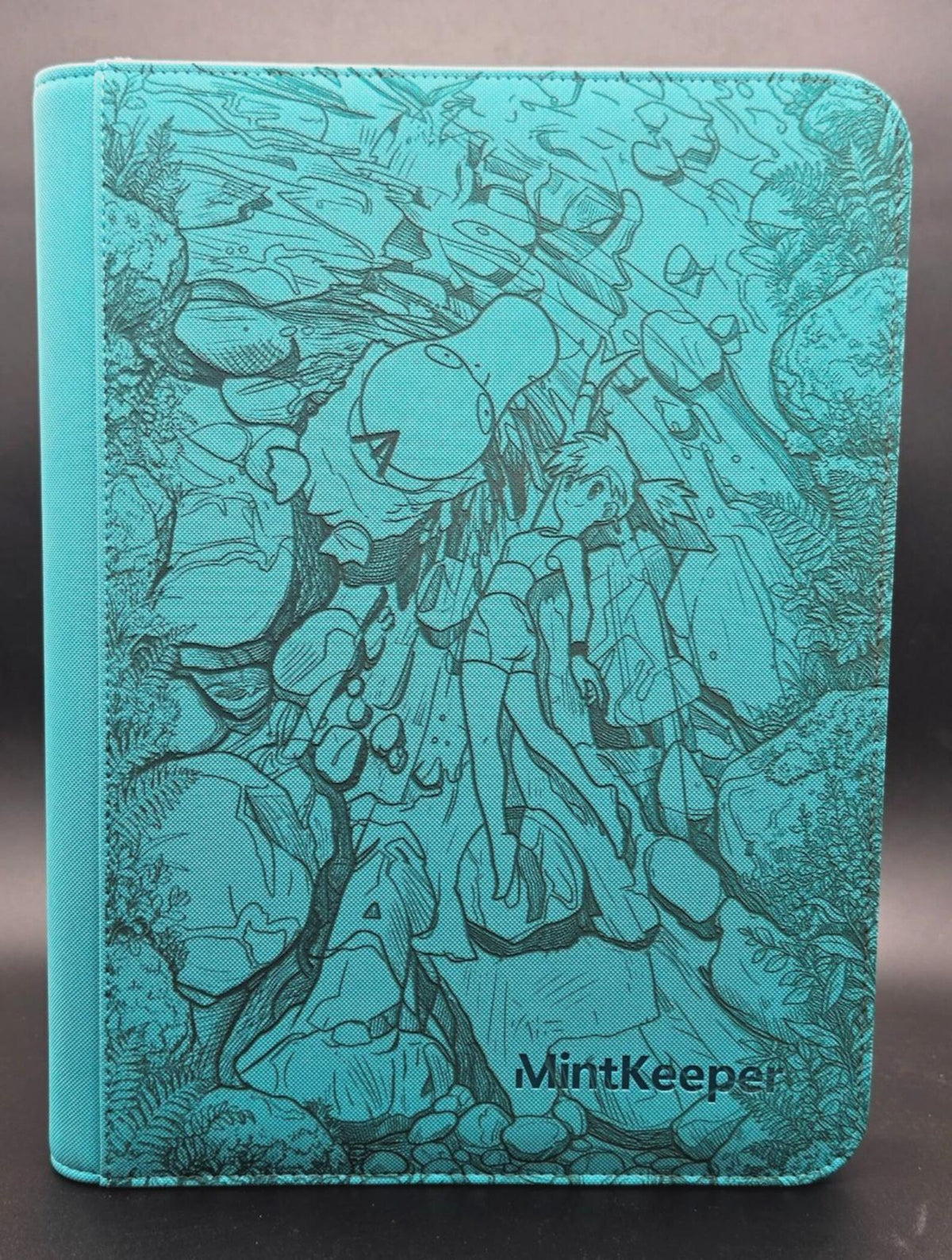 Misty's Psyduck Custom Laser Engraved Pokemon Binder | Pikachu | Personalized Trading Card Binder | TCG Collection Album