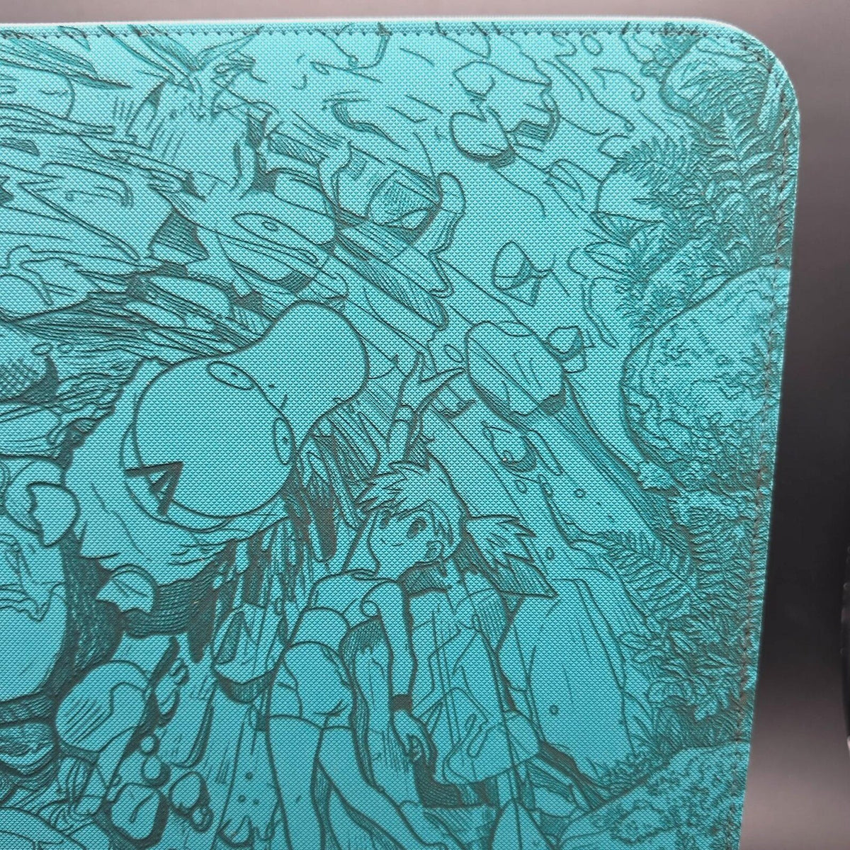 Misty's Psyduck Custom Laser Engraved Pokemon Binder | Pikachu | Personalized Trading Card Binder | TCG Collection Album