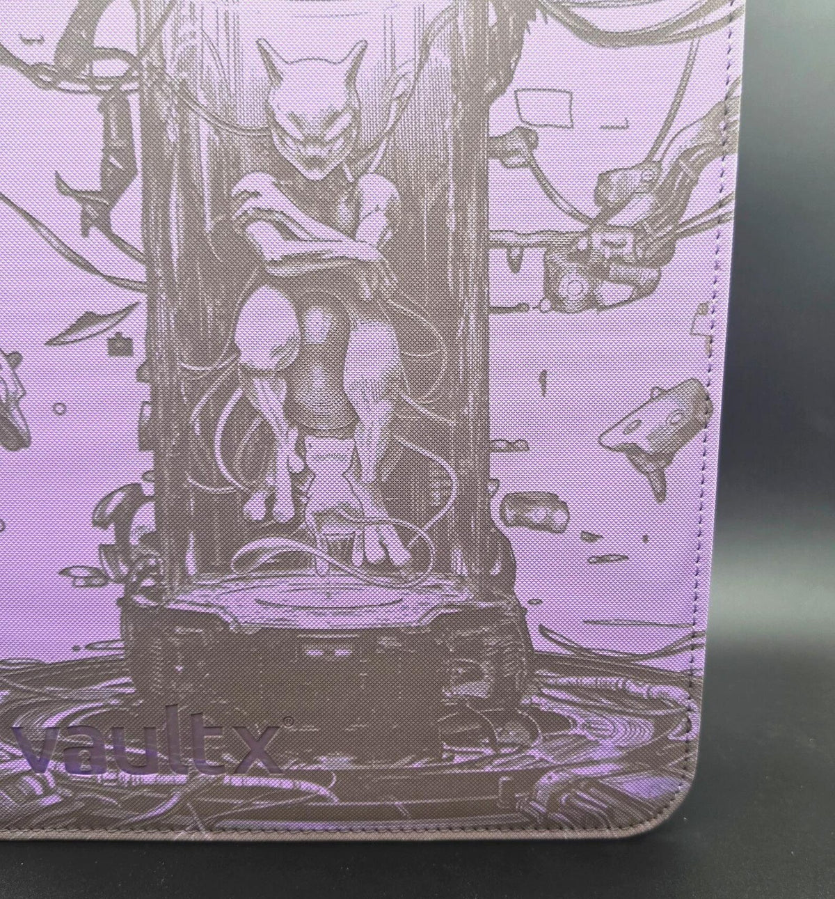 Mewtwo Mew Engraved Pokemon Binder | Pokemon 151 Pikachu Mewtube Charizard | Pokemon Trading Card Binder | TCG Collection Album