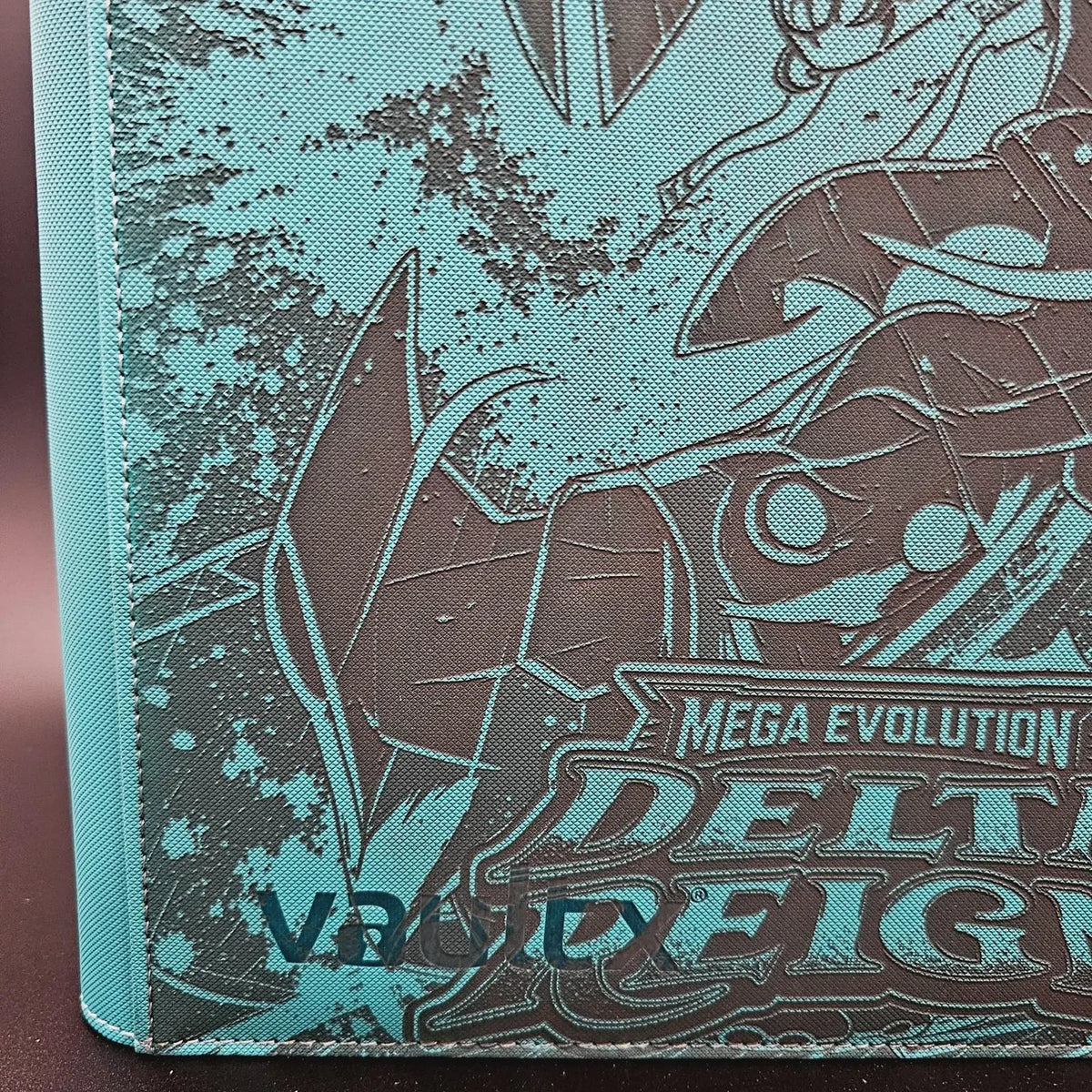 Mega Rayquaza Delta Reign Engraved Pokemon Binder | Pikachu Design | Pokemon Trading Card Binder | TCG Collection Album