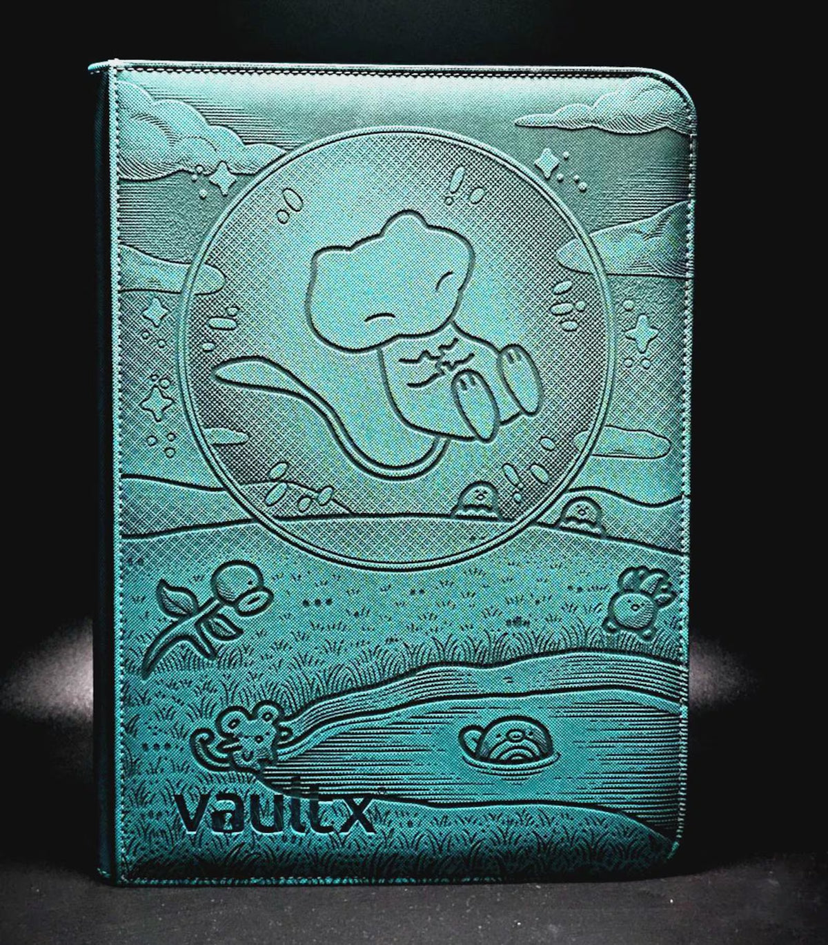 Bubble Mew Engraved Pokemon Binder | Pikachu Mewtwo Charizard | Pokemon Trading Card Binder | TCG Collection Album
