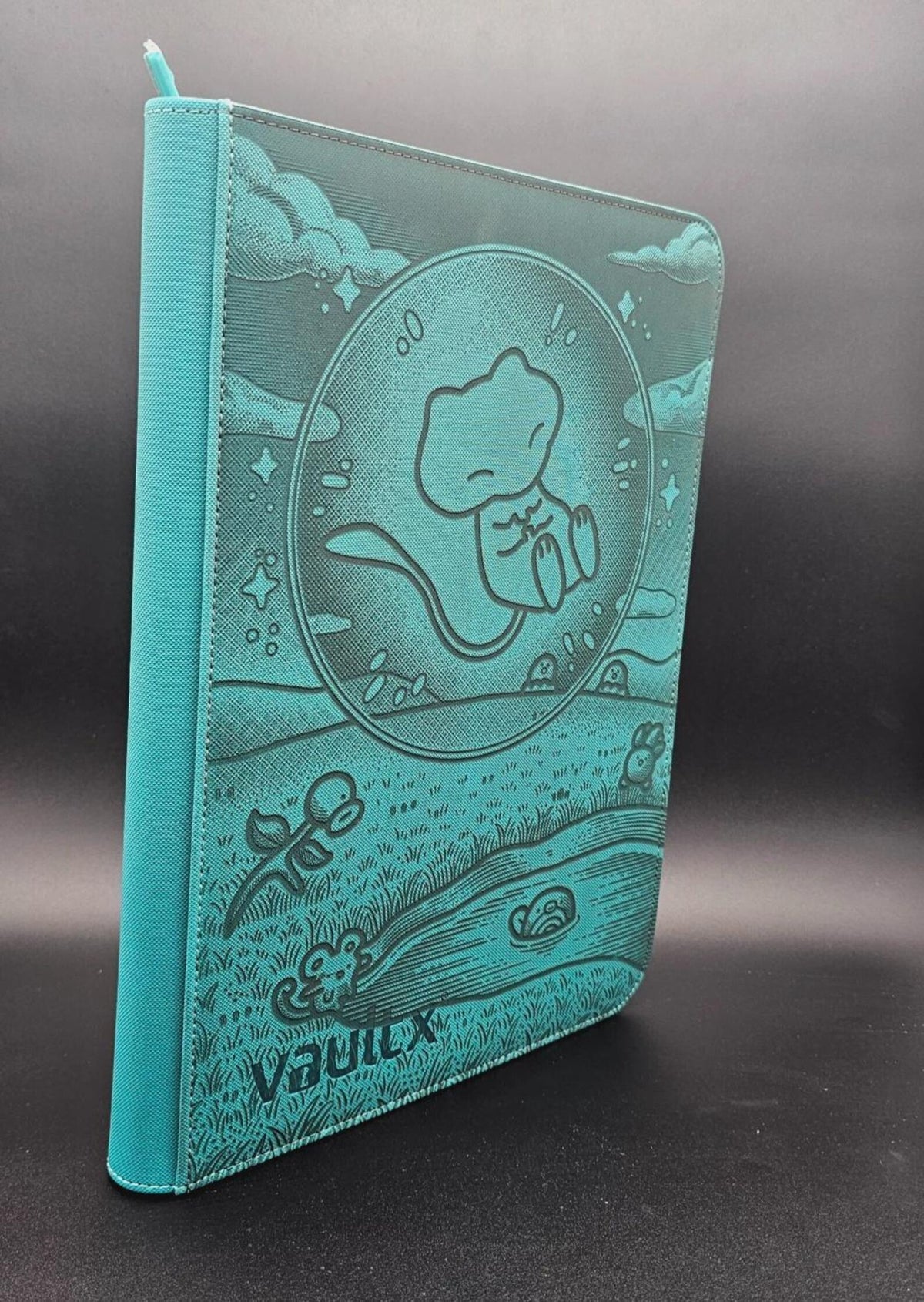 Bubble Mew Engraved Pokemon Binder | Pikachu Mewtwo Charizard | Pokemon Trading Card Binder | TCG Collection Album