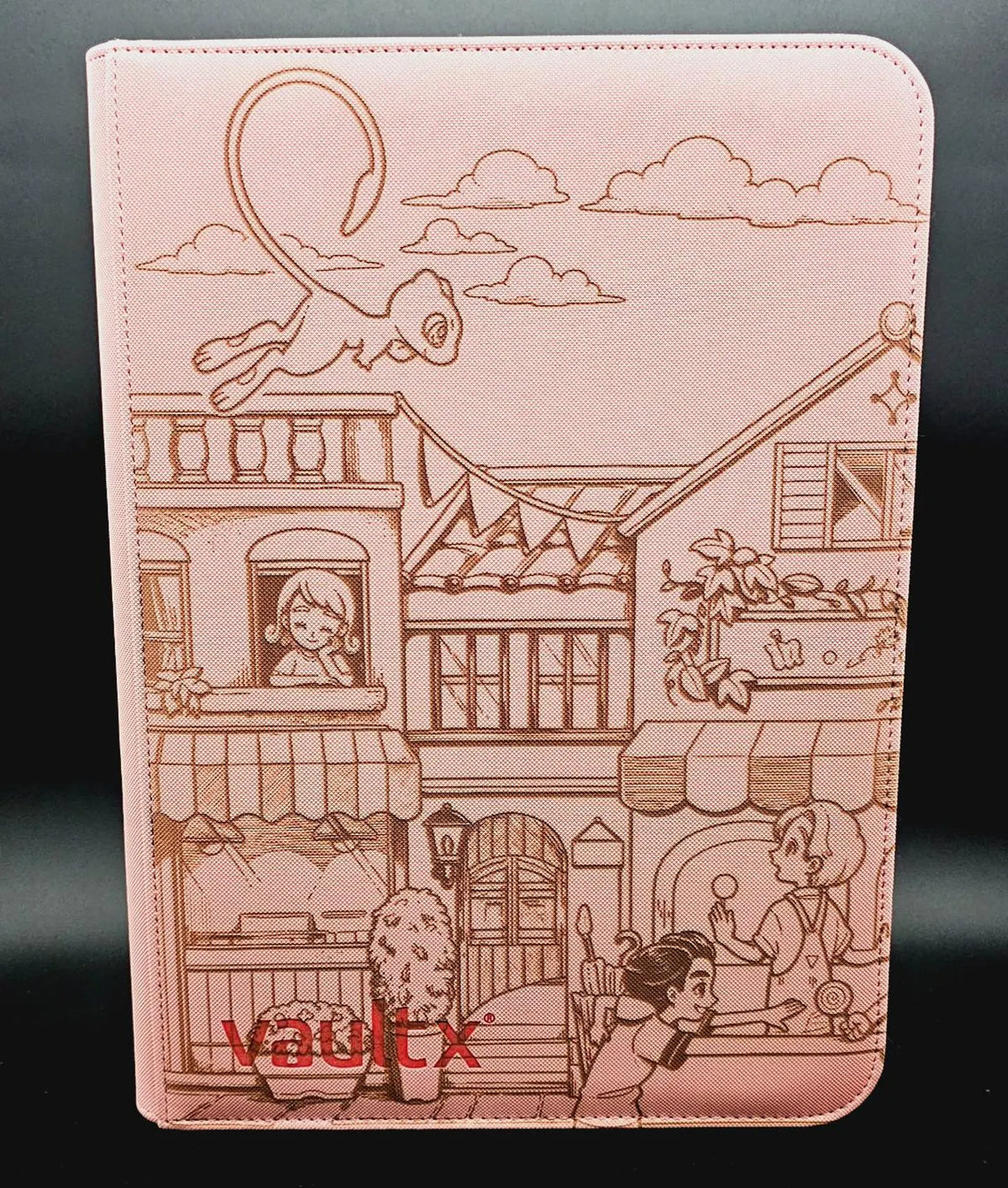 Village Mew SVP053 Custom Engraved Pokemon Binder | Pokemon 151 Mewtwo | Personalized Pokemon Trading Card Binder | TCG Collection Album