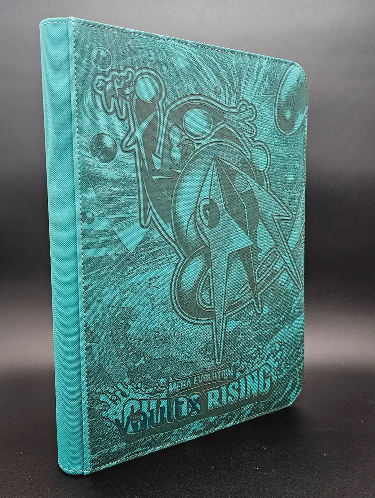 Greninja Chaos Rising Custom Engraved Pokemon Binder | Pokemon 151 Mewtwo | Personalized Pokemon Trading Card Binder | TCG Collection Album
