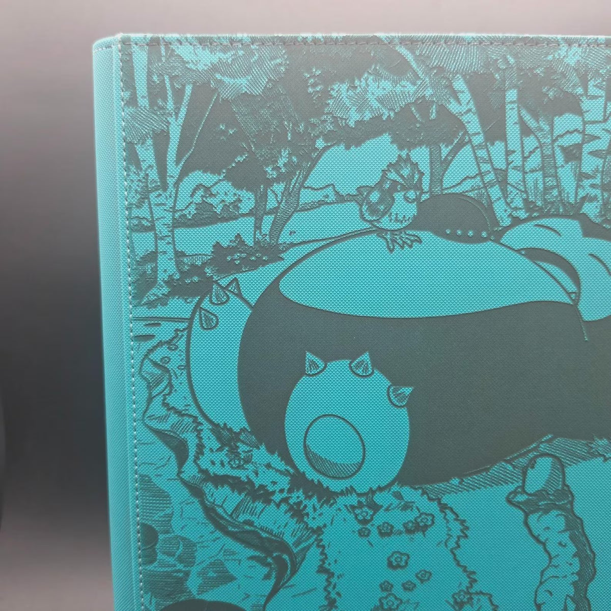 Snorlax Custom Engraved Pokemon Binder | Pokemon 151 Mewtwo Pikachu Diglett | Personalized Pokemon Trading Card Binder TCG Collection Album