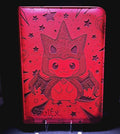 Poncho Charizard Pikachu Engraved Pokemon Binder | Squirtle Eevee | Pokemon Trading Card Binder | TCG Collection Album
