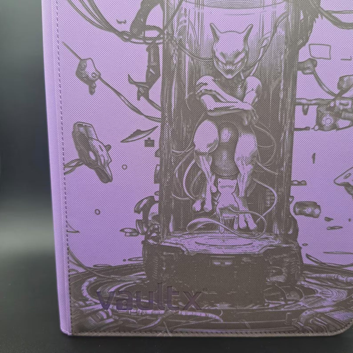 Mewtwo Mew Engraved Pokemon Binder | Pokemon 151 Pikachu Mewtube Charizard | Pokemon Trading Card Binder | TCG Collection Album