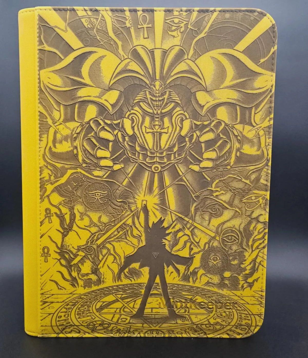 Yu-Gi-Oh Exodia Engraved Binder | Yugi Joey Blue-Eyes White Dragon | Yu-Gi-Oh Trading Card Binder | TCG Collection Album