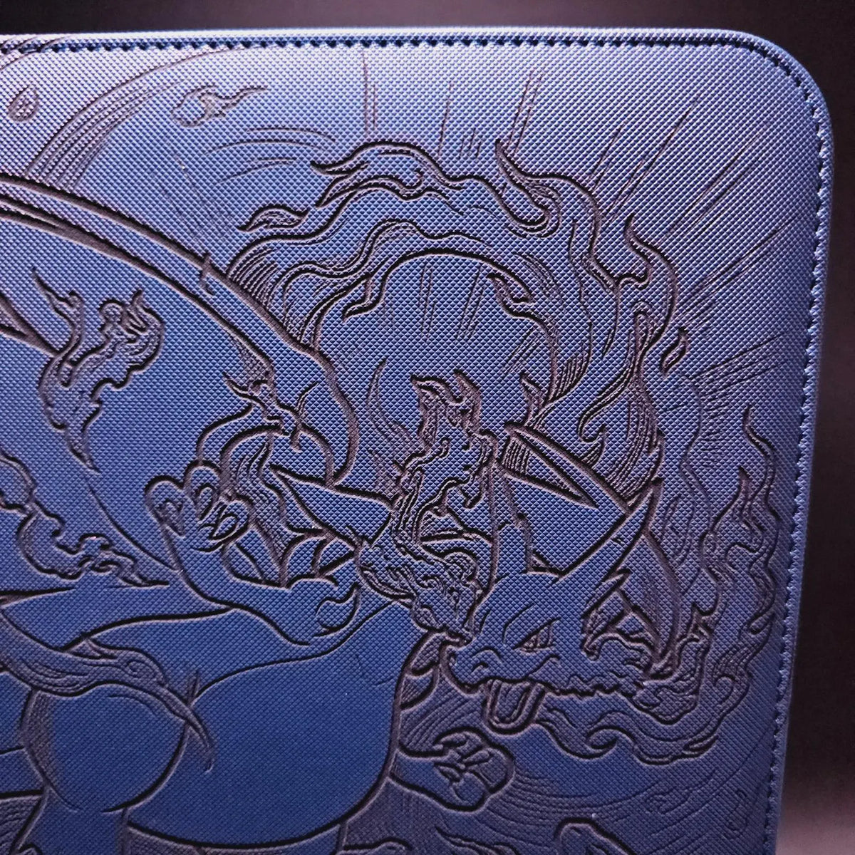 Phantasmal Flames Engraved Pokemon Binder | Charizard Master Set Binder | Pokemon Trading Card Binder | TCG Collection Album
