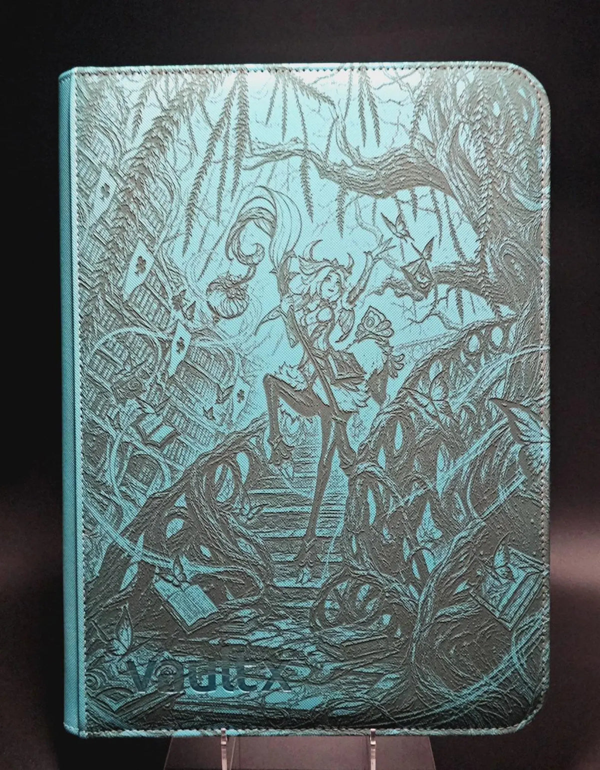 Riftbound Lillia Engraved Binder | League of Legends Lillia TCG Binder | Riftbound Trading Card Binder | TCG Collection Album