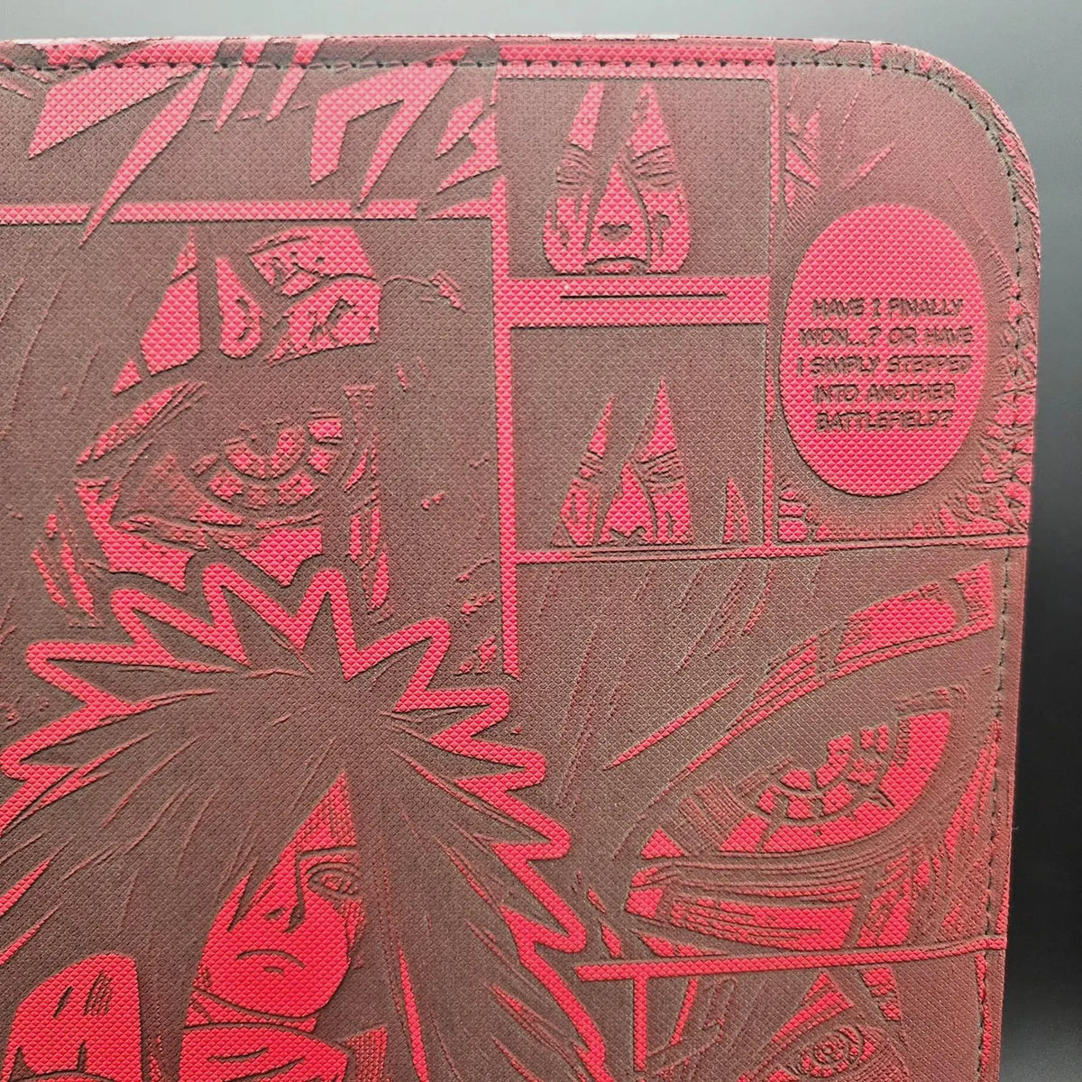 Madara Engraved Anime Binder | Naruto Akatsuki Sasuke Itachi | Anime Trading Card Binder | TCG Collection Album