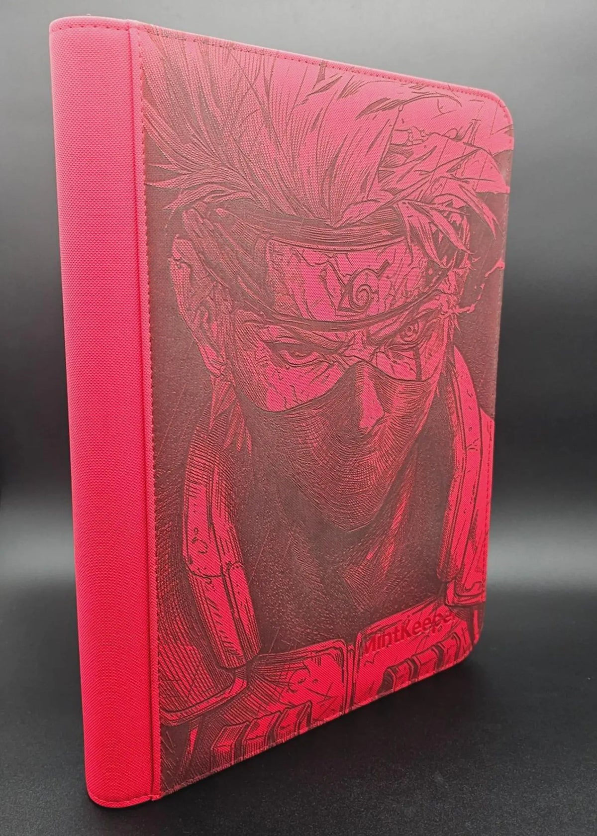 Kakashi Engraved Anime Binder | Naruto Sasuke Itachi Obito | Anime Trading Card Binder | TCG Collection Album