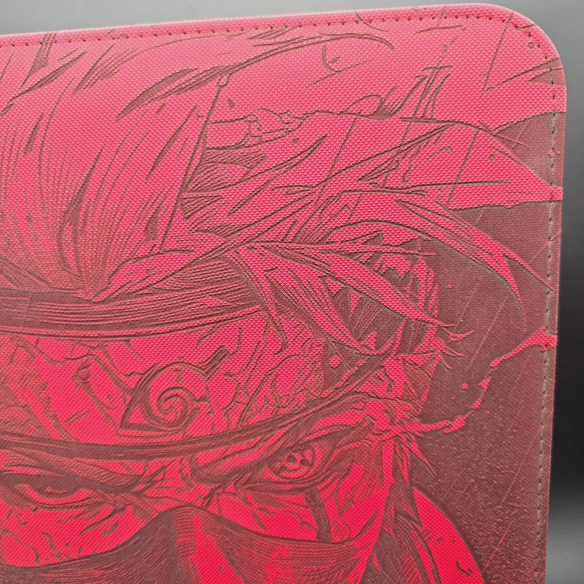 Kakashi Engraved Anime Binder | Naruto Sasuke Itachi Obito | Anime Trading Card Binder | TCG Collection Album