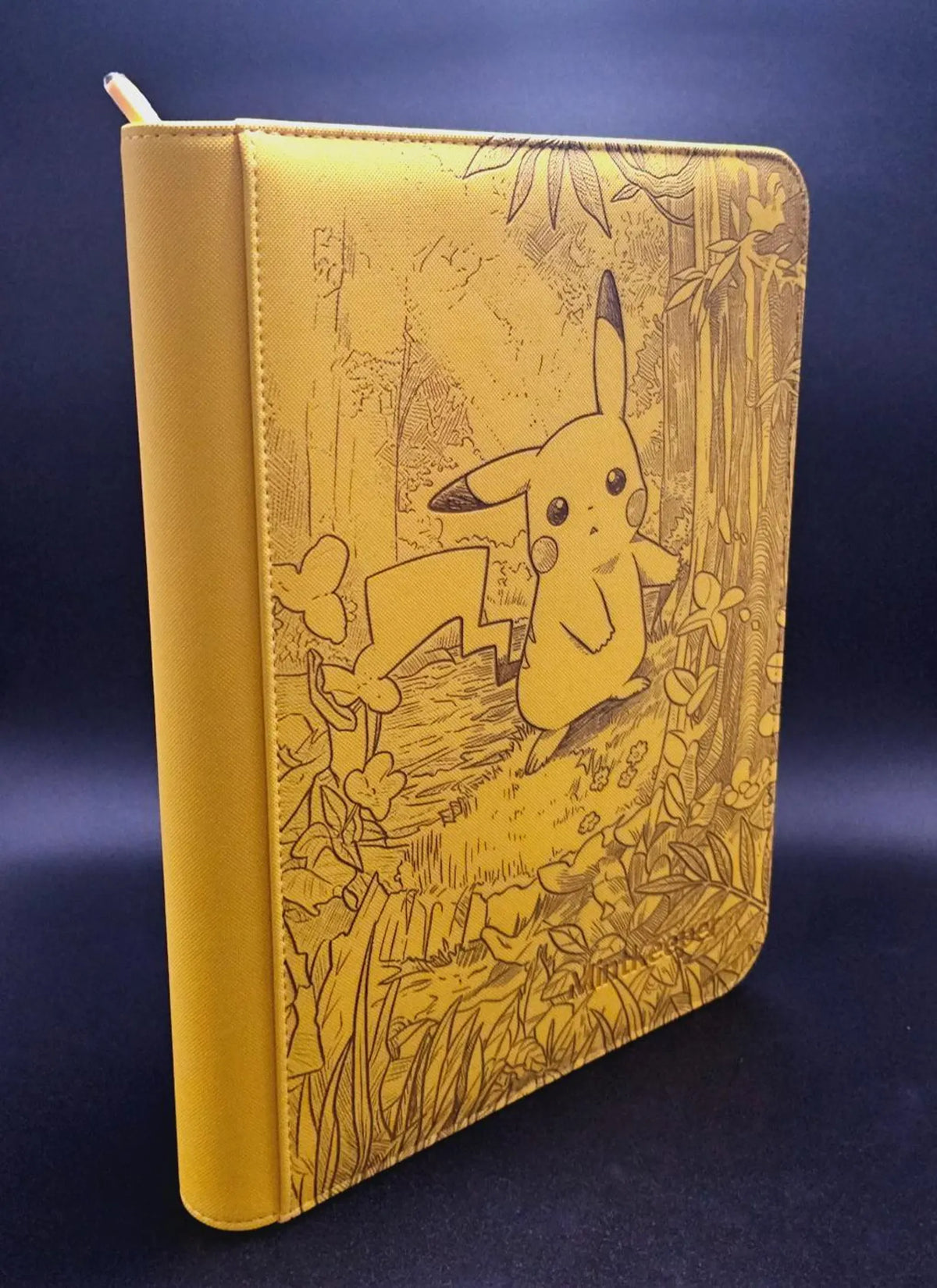 Pikachu Ascended Heroes Engraved Pokemon Binder | Charizard Mewtwo Eevee | Pokemon Trading Card Binder | TCG Collection Album
