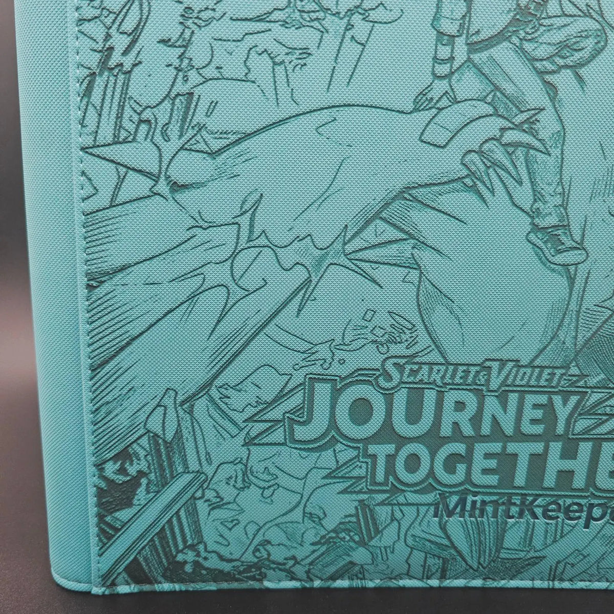 Journey Together Engraved Pokemon Binder | Pikachu Charizard Eevee | Pokemon Trading Card Binder | TCG Collection Album