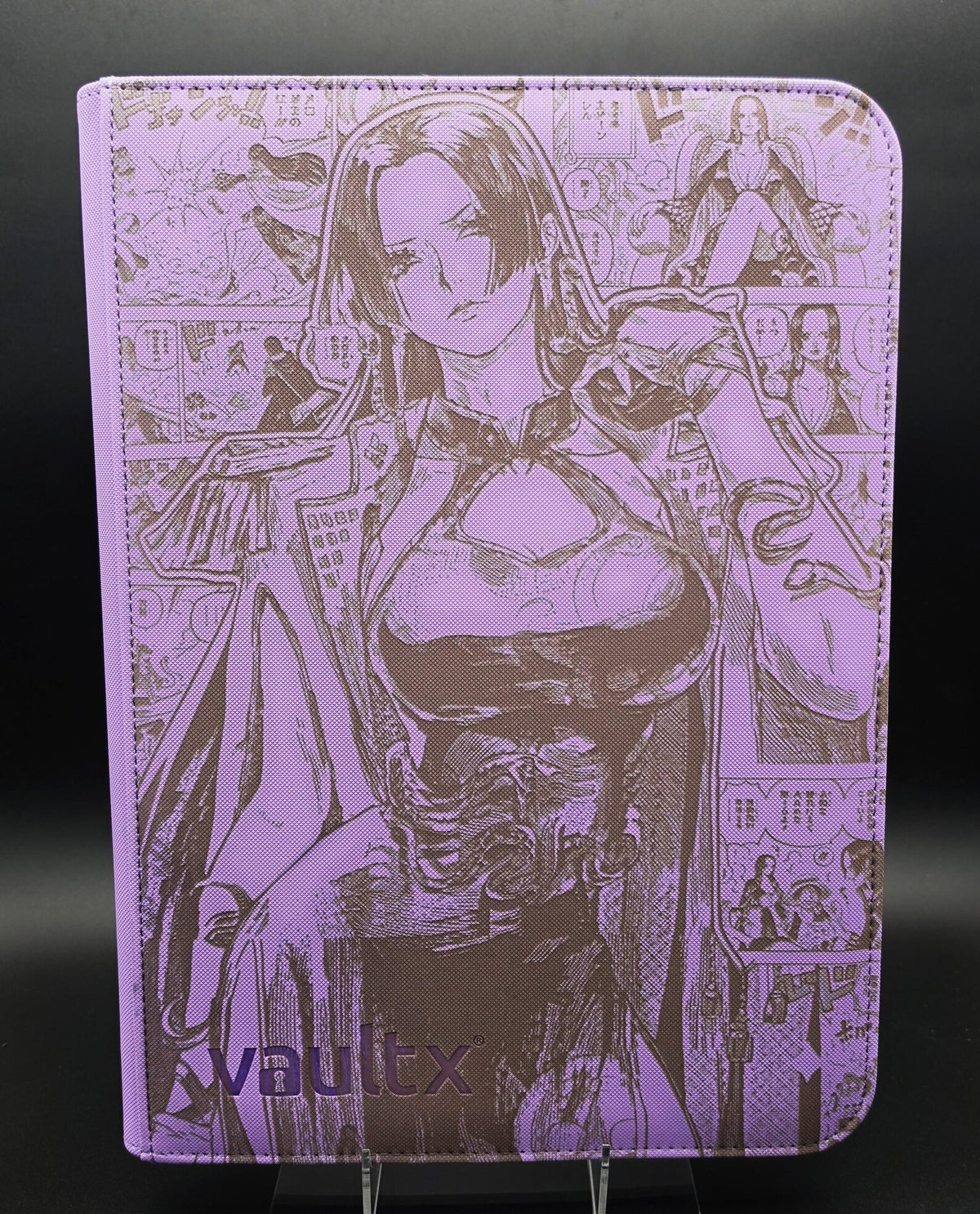 Boa Hancock Custom Engraved One Piece Binder | Luffy Zoro Design | Personalized One Piece TCG Trading Card Binder | Collection Album
