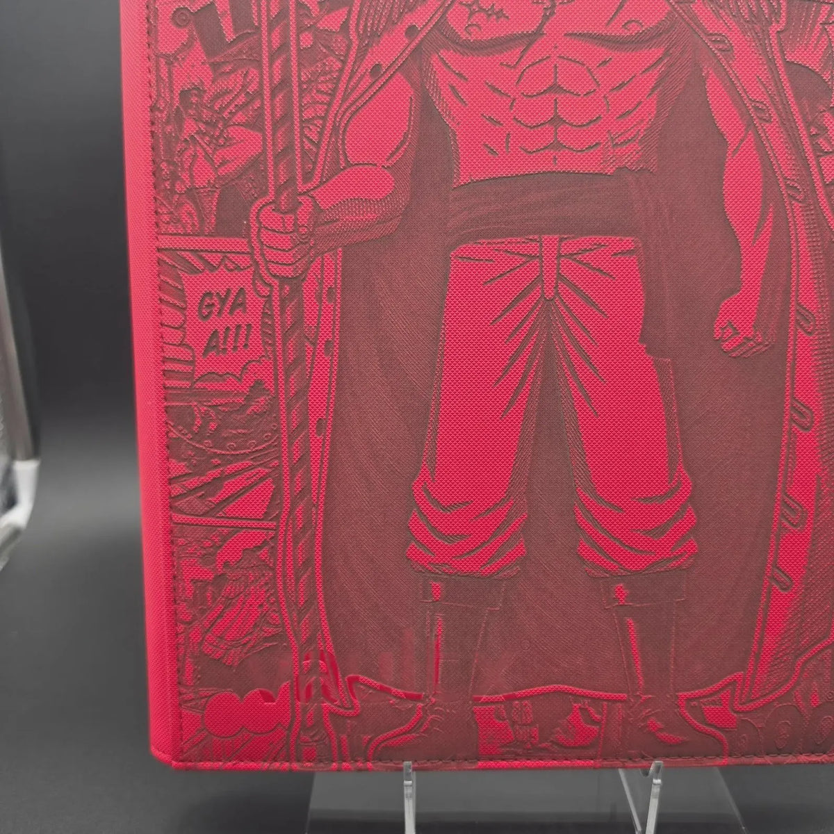 One Piece Whitebeard Engraved Binder | Luffy Zoro Nami Sanji Roger | One Piece TCG Trading Card Binder | Card Collection Album