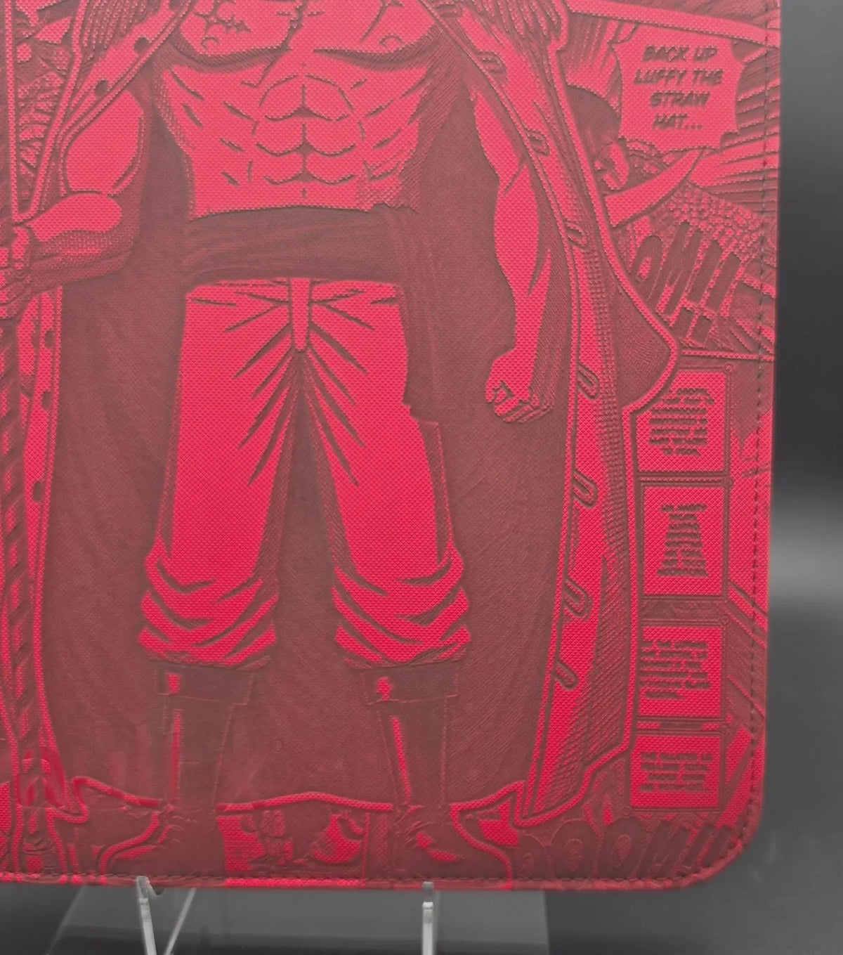 One Piece Whitebeard Engraved Binder | Luffy Zoro Nami Sanji Roger | One Piece TCG Trading Card Binder | Card Collection Album
