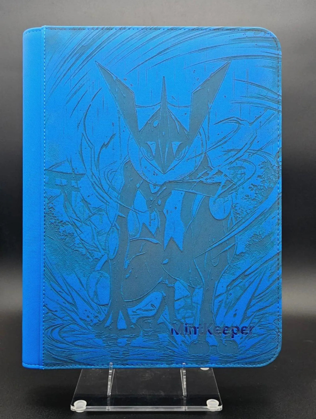 Greninja Ash Pikachu Custom Pokemon Card Binder | Laser Engraved Squirtle | Personalized TCG Album Gift
