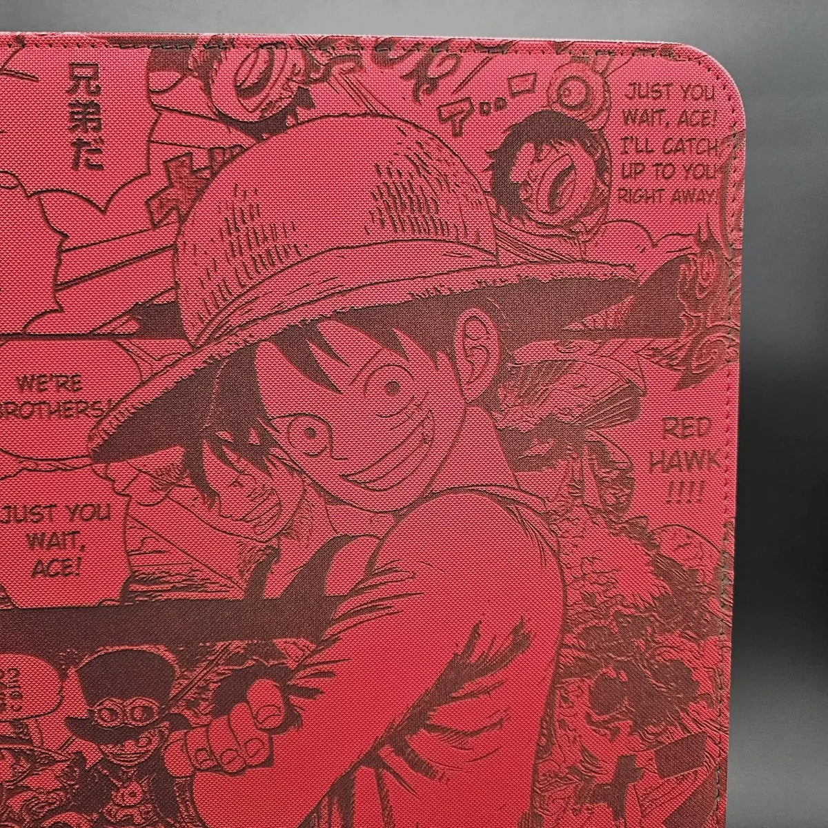 Custom One Piece Binder Manga Luffy Zoro | Laser Engraved Card Album | Personalized TCG Storage | Anime Card Collector