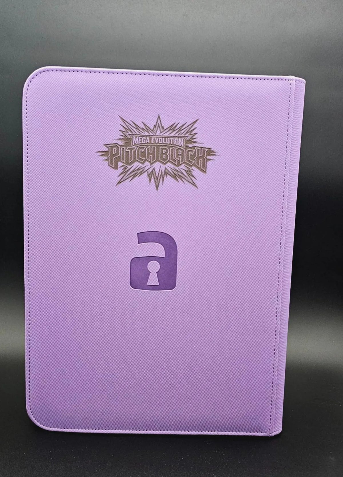 Mega Chandelure Ex Custom Laser Engraved Binder Pitch Black