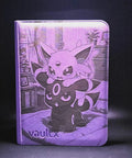 Umbreon Espeon Engraved Pokemon Binder | Pikachu Charizard | Pokemon Trading Card Binder | TCG Collection Album