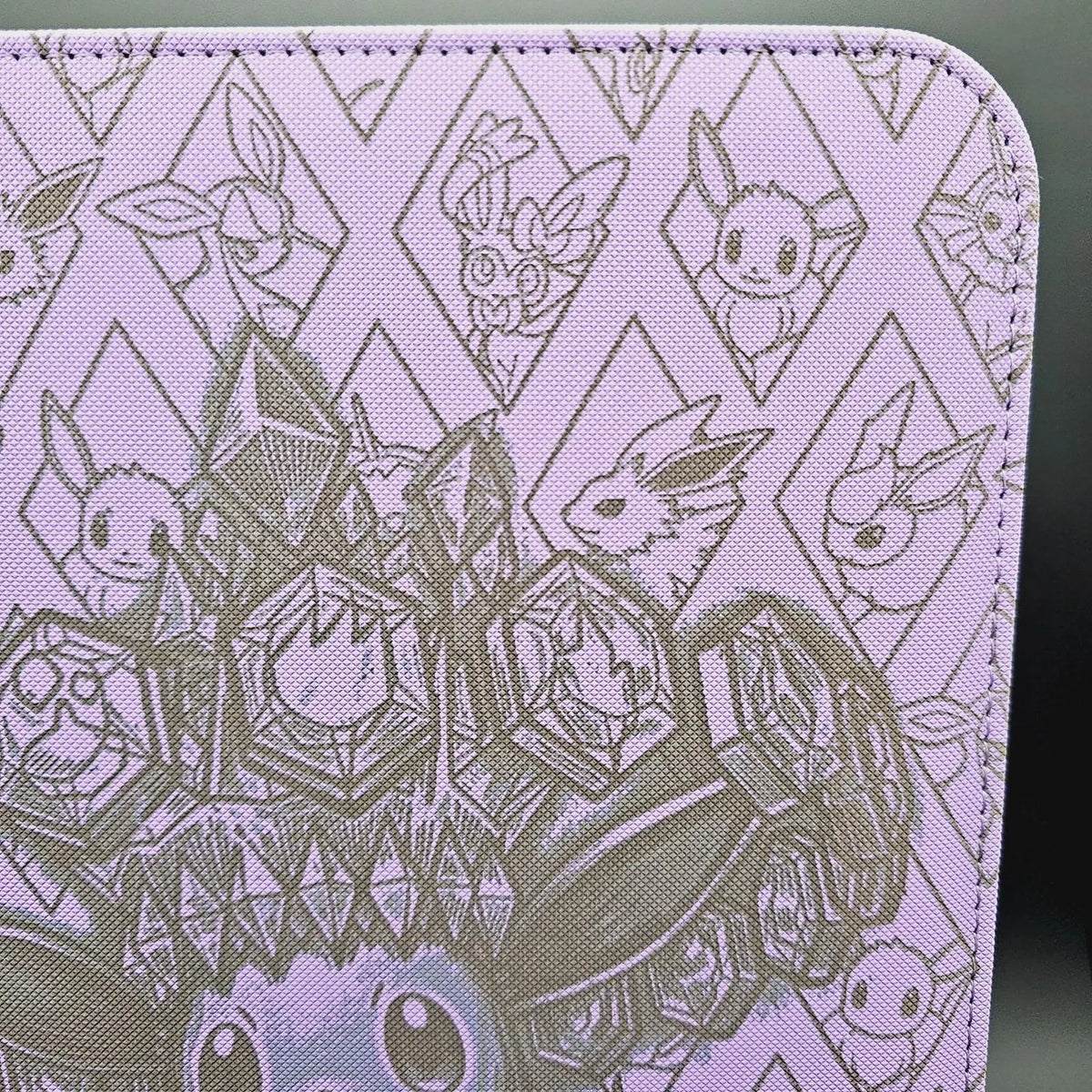 Prismatic Evolutions Engraved Pokemon Binder | Eevee Master Set Binder | Pokemon Trading Card Binder | TCG Collection Album